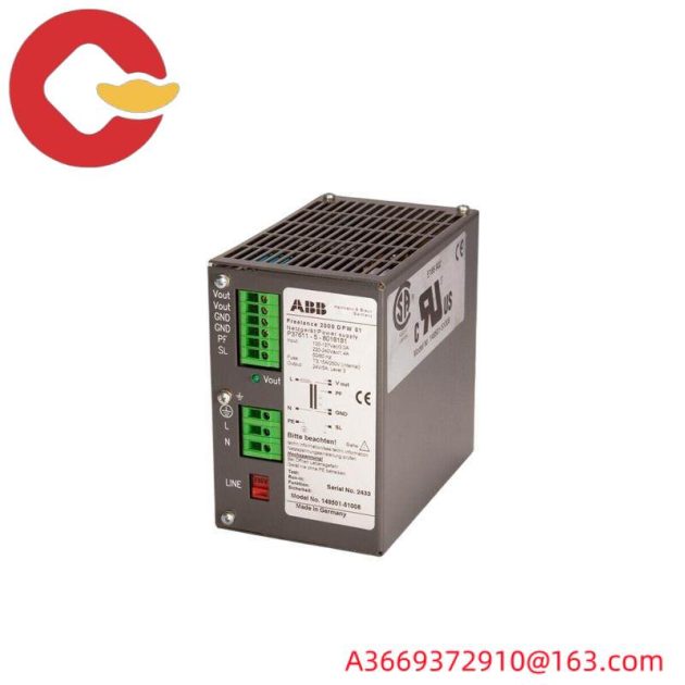 ABB DPW01 - Industrial Control Module, Precision Designed for Manufacturing Efficiency