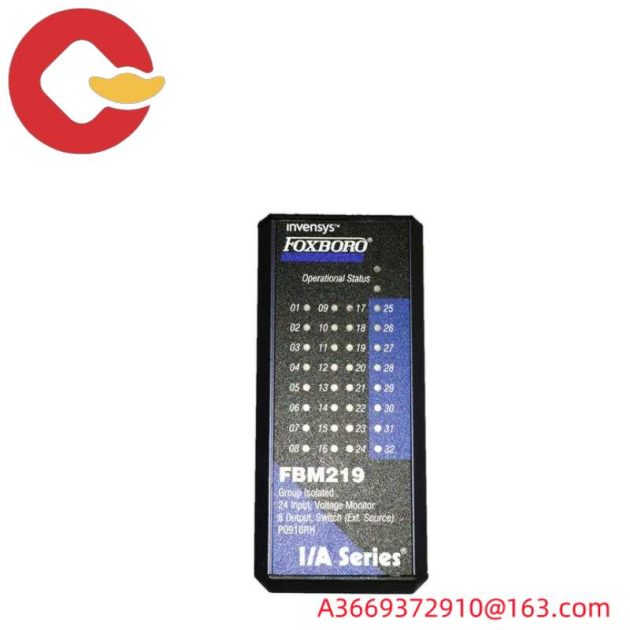 Foxboro I/A Series FBM219 Input Voltage Monitor Module