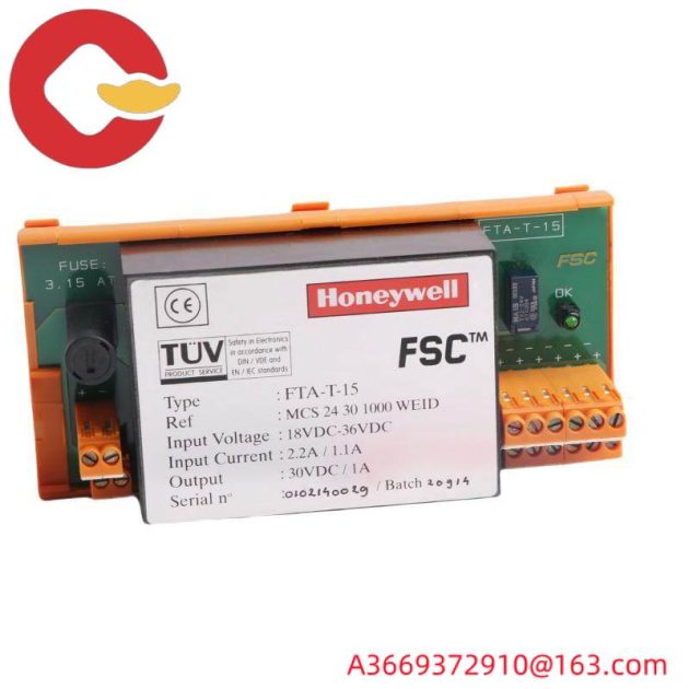 Honeywell FTA-T-15 Digital Input Module - Advanced Control for Industrial Automation